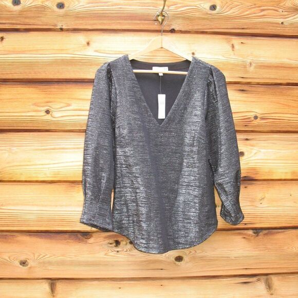 NWT Anthrpologie RO & DE Shimmer Pullover Top - Picture 3 of 10